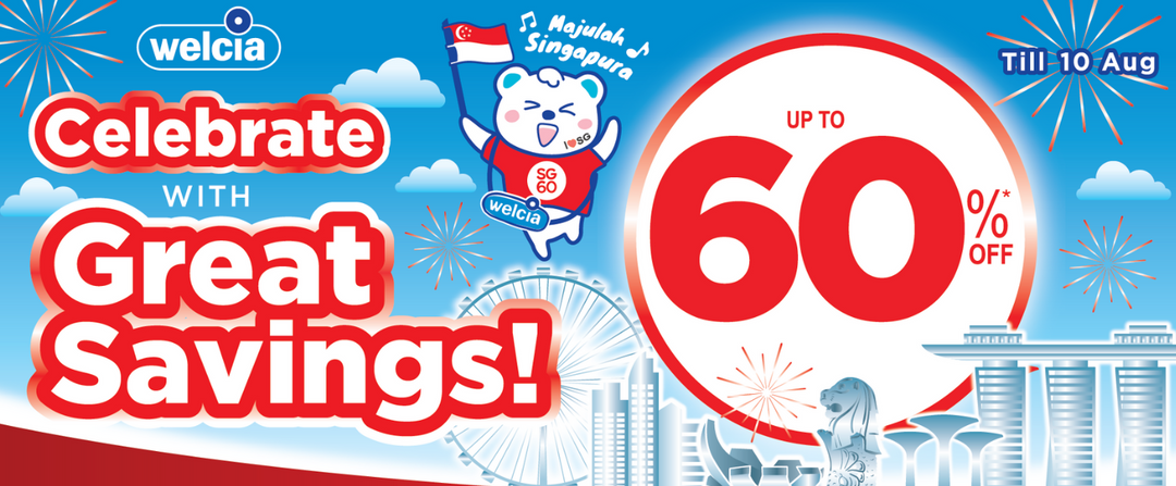 🎉 SG60 x Welcia – Shop, Save & Win! 🎉