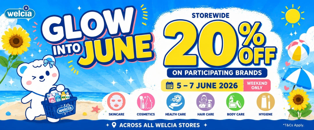 ☀️💙GLOW INTO JUNE with Welcia!