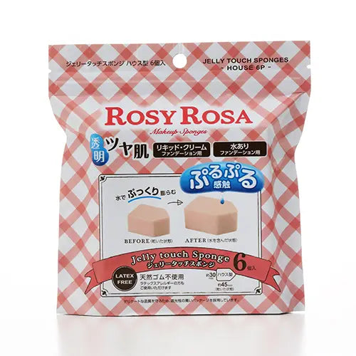ROSY ROSA Jelly Touch Sponge House 6P (126920)