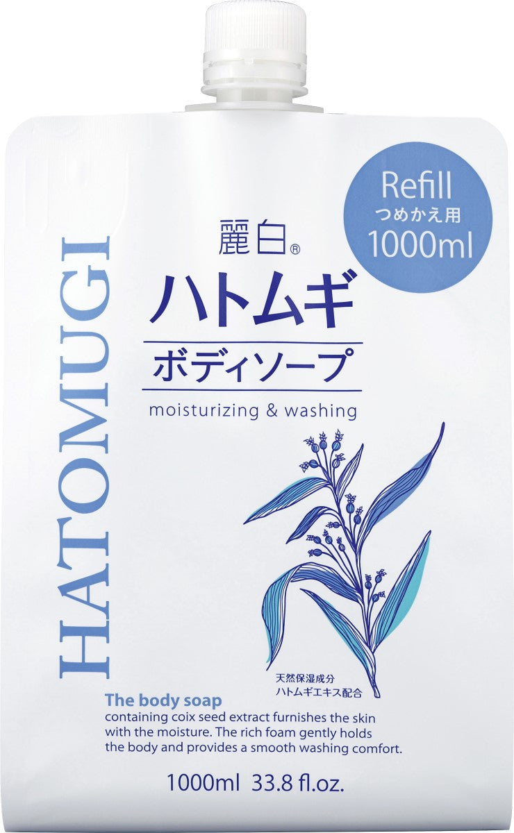 Kumano Reihaku Hatomugi Body Wash Refill Big 1L (127141)