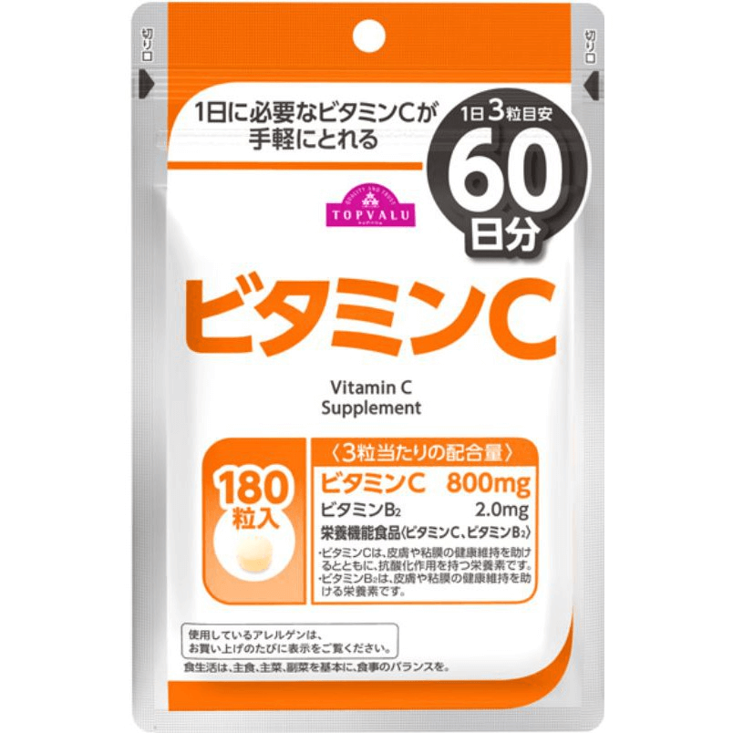 TOPVALU Vitamin C 180 Tablets (122066)