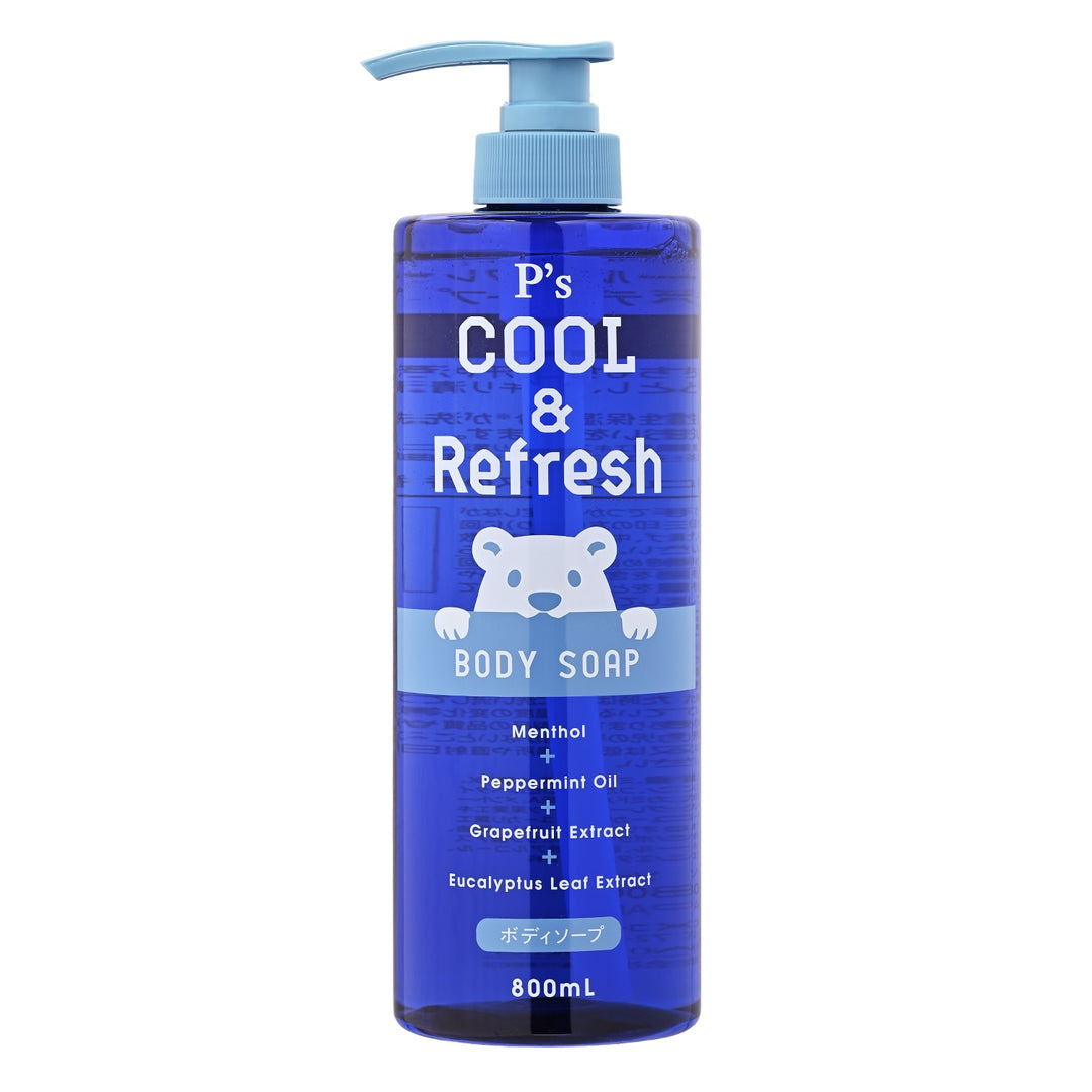KUMANO P's Cool & Refresh Body Wash 800mL (130728)