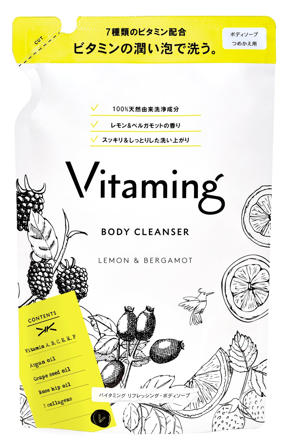 VITAMING Refresh Body Wash Refill 400mL (128520)