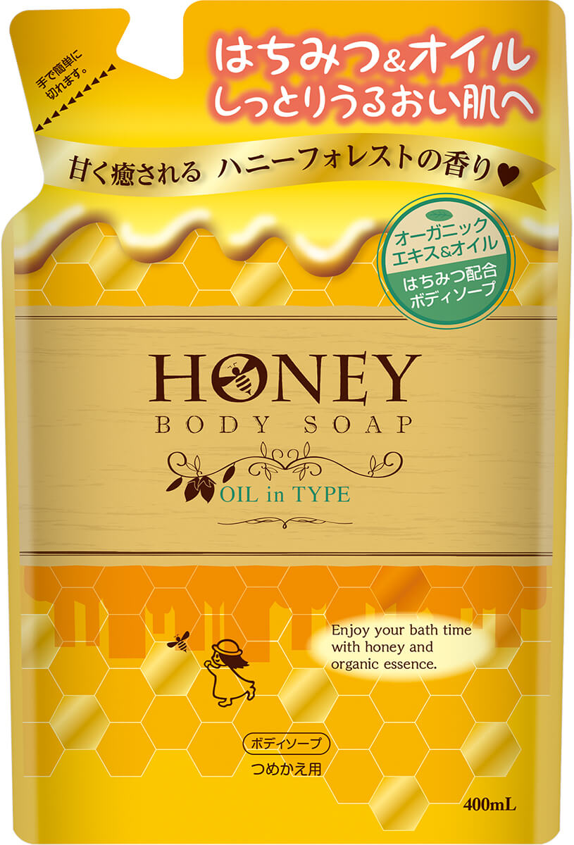 Honey Body Soap Oil In (Refill) 400nl (116591)