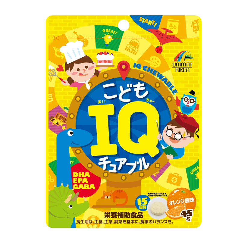 Unimat Riken Kids IQ Chewable 45tabs (126230)