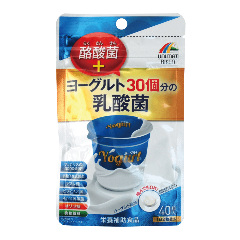 UNIMAT RIKEN Yogurt Lactic Acid Bacteria 40tablets  (129333)