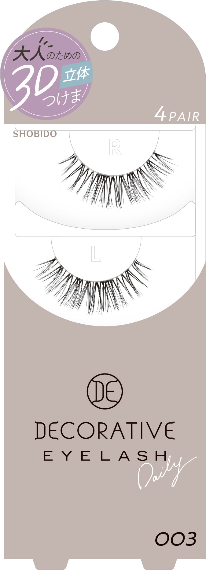 Shobido Deco Eyelash 003 4P (128367)